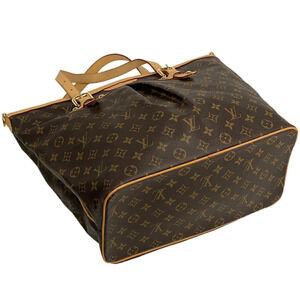 Louis Vuitton Shoulder Palermo Monogram Handbag Bag Tote Brown